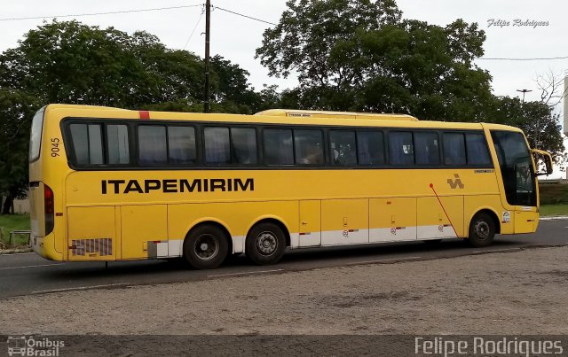 Viação Itapemirim 9045 na cidade de Teresina, Piauí, Brasil, por Felipe Rodrigues. ID da foto: 5874736.