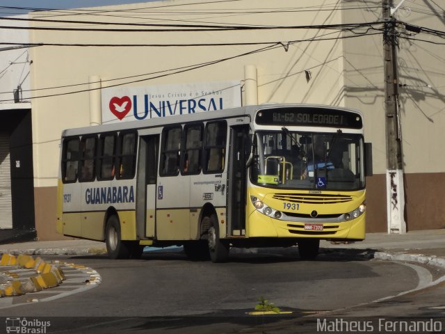 Transportes Guanabara 1931 na cidade de Natal, Rio Grande do Norte, Brasil, por Matheus Fernando. Número da foto: #5877480.