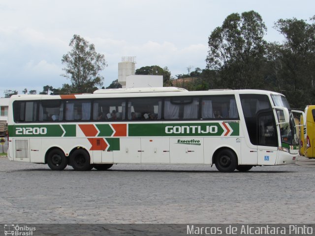 Empresa Gontijo de Transportes 21200 na cidade de Perdões, Minas Gerais, Brasil, por Marcos de Alcantara Pinto. Número da foto: #5877279.