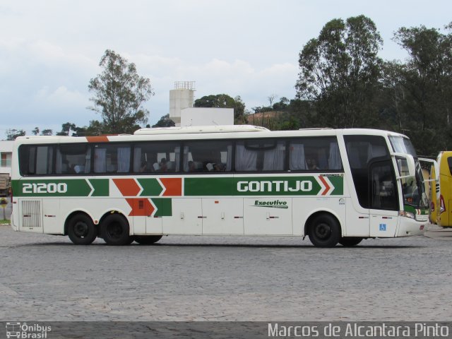 Empresa Gontijo de Transportes 21200 na cidade de Perdões, Minas Gerais, Brasil, por Marcos de Alcantara Pinto. ID da foto: 5877279.