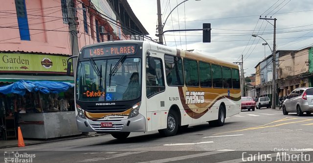 Transportes Fabio's RJ 154.074 na cidade de Rio de Janeiro, Rio de Janeiro, Brasil, por Carlos  Junior. ID da foto: 5876811.