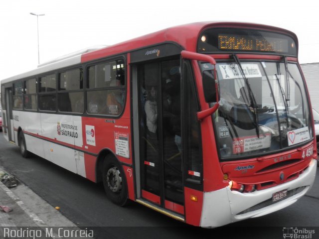 Nova Aliança  4 > Empresa de Transportes Novo Horizonte 4 4502 na cidade de São Paulo, São Paulo, Brasil, por Jonathan  Aguiar Correa. Número da foto: #5878638.