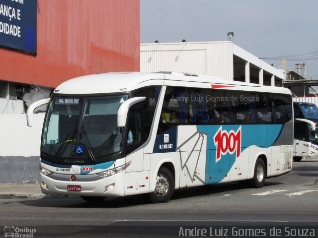 Auto Viação 1001 RJ 108.287 na cidade de Rio de Janeiro, Rio de Janeiro, Brasil, por André Luiz Gomes de Souza. ID da foto: 5877914.