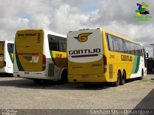 Empresa Gontijo de Transportes 21190 na cidade de Messias, Alagoas, Brasil, por Gledson Santos Freitas. ID da foto: 5877408.