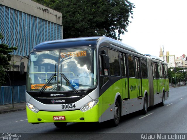 Bettania Ônibus 30534 na cidade de Belo Horizonte, Minas Gerais, Brasil, por Adão Raimundo Marcelino. Número da foto: #5878155.