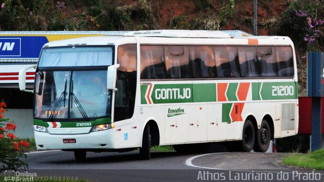 Empresa Gontijo de Transportes 21200 na cidade de Manhuaçu, Minas Gerais, Brasil, por Athos Lauriano do Prado. Número da foto: #5877758.