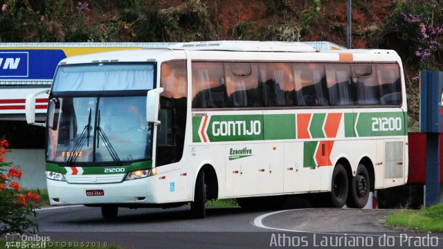 Empresa Gontijo de Transportes 21200 na cidade de Manhuaçu, Minas Gerais, Brasil, por Athos Lauriano do Prado. ID da foto: 5877758.