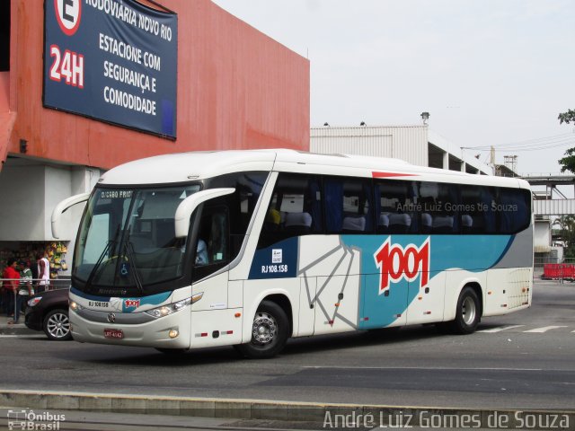 Auto Viação 1001 RJ 108.158 na cidade de Rio de Janeiro, Rio de Janeiro, Brasil, por André Luiz Gomes de Souza. ID da foto: 5879460.