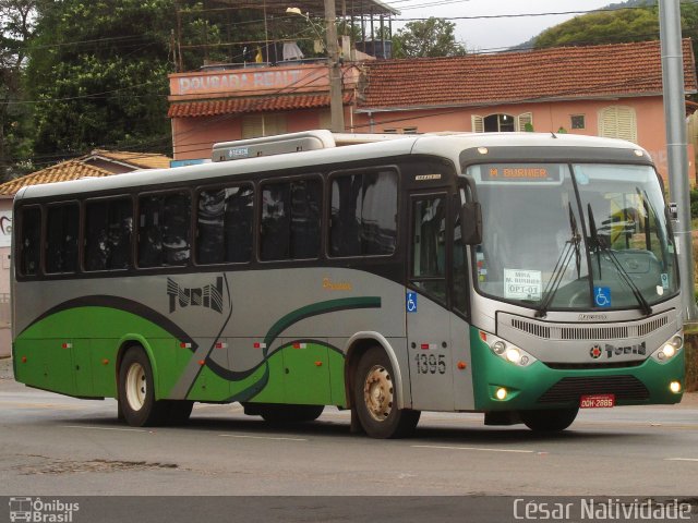 Turin Transportes 1395 na cidade de Ouro Preto, Minas Gerais, Brasil, por César Natividade. ID da foto: 5879466.