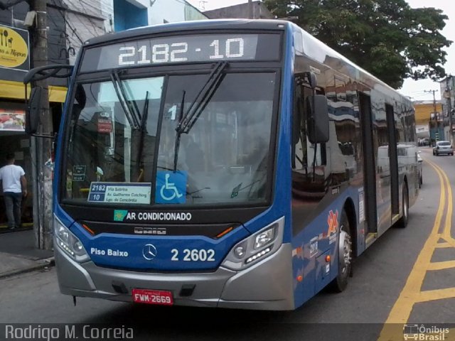 Sambaíba Transportes Urbanos 2 2602 na cidade de São Paulo, São Paulo, Brasil, por Jonathan  Aguiar Correa. ID da foto: 5879611.