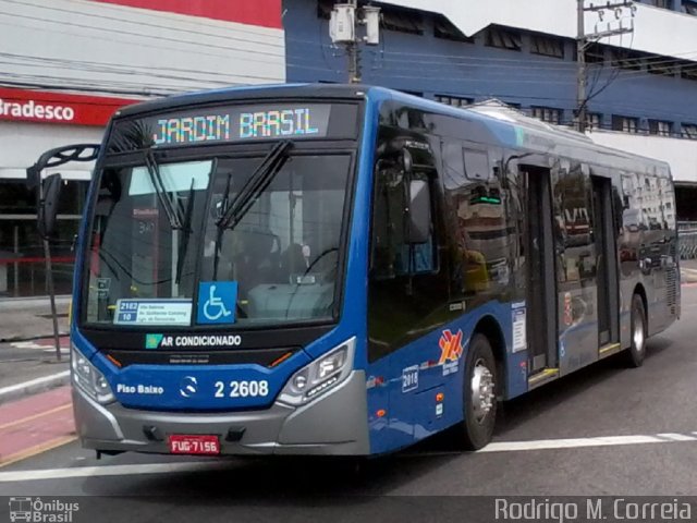 Sambaíba Transportes Urbanos 2 2608 na cidade de São Paulo, São Paulo, Brasil, por Jonathan  Aguiar Correa. ID da foto: 5879614.