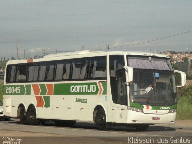 Empresa Gontijo de Transportes 20045 na cidade de Sabará, Minas Gerais, Brasil, por Kleisson  dos Santos. ID da foto: 5882711.