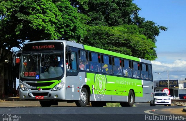 Viação Garcia 7669 na cidade de Nova Esperança, Paraná, Brasil, por Robson Alves. ID da foto: 5882896.