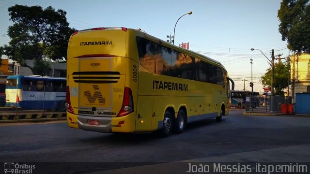 Viação Itapemirim 60809 na cidade de Niterói, Rio de Janeiro, Brasil, por João Messias. Número da foto: #5881231.