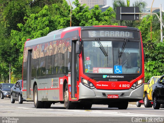 Express Transportes Urbanos Ltda 4 8012 na cidade de São Paulo, São Paulo, Brasil, por Caio  Takeda. Número da foto: #5883829.