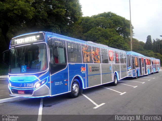 Sambaíba Transportes Urbanos 2 2046 na cidade de São Paulo, São Paulo, Brasil, por Jonathan  Aguiar Correa. Número da foto: #5884686.