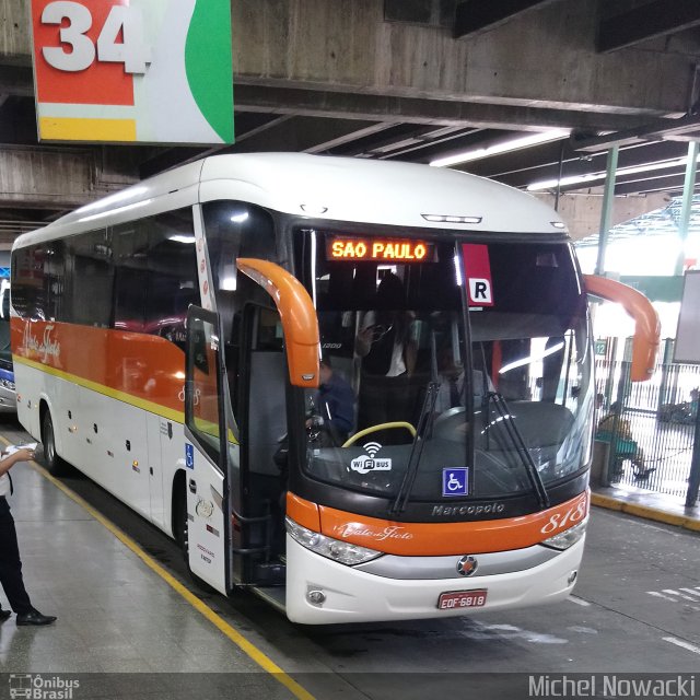 Viação Vale do Tietê 818 na cidade de São Paulo, São Paulo, Brasil, por Michel Nowacki. ID da foto: 5884631.