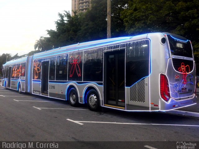 Sambaíba Transportes Urbanos 2 3116 na cidade de São Paulo, São Paulo, Brasil, por Jonathan  Aguiar Correa. ID da foto: 5884676.