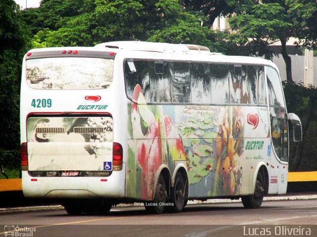 Eucatur - Empresa União Cascavel de Transportes e Turismo 4209 na cidade de Londrina, Paraná, Brasil, por Lucas Oliveira . Número da foto: #5884339.
