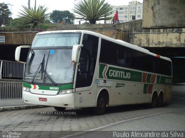 Empresa Gontijo de Transportes 11690 na cidade de Belo Horizonte, Minas Gerais, Brasil, por Paulo Alexandre da Silva. ID da foto: 5883941.