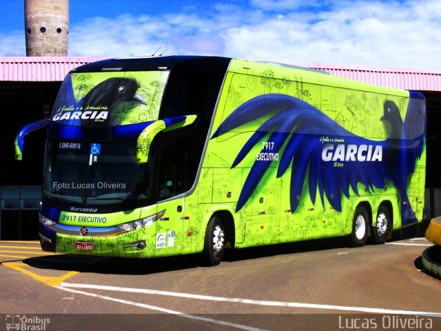 Viação Garcia 7917 na cidade de Londrina, Paraná, Brasil, por Lucas Oliveira . Número da foto: #5884366.