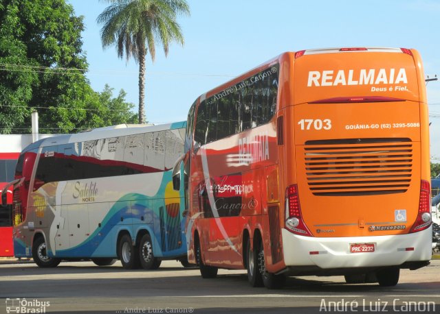 RealMaia Turismo e Cargas 1703 na cidade de Goiânia, Goiás, Brasil, por André Luiz Canon. ID da foto: 5884426.