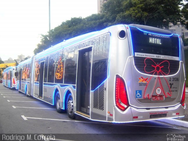 Sambaíba Transportes Urbanos 2 3136 na cidade de São Paulo, São Paulo, Brasil, por Jonathan  Aguiar Correa. Número da foto: #5884681.