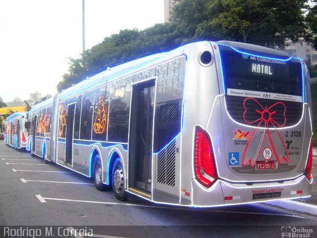 Sambaíba Transportes Urbanos 2 3136 na cidade de São Paulo, São Paulo, Brasil, por Jonathan  Aguiar Correa. ID da foto: 5884681.