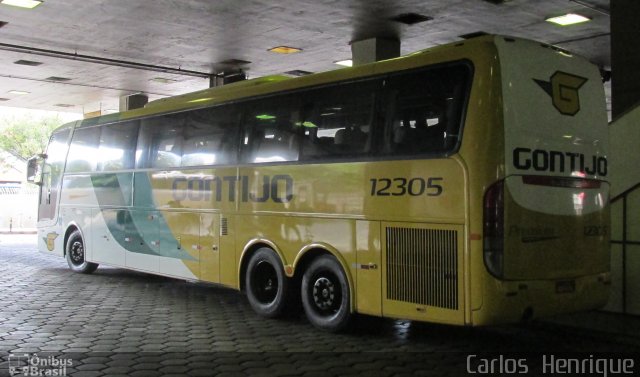 Empresa Gontijo de Transportes 12305 na cidade de Belo Horizonte, Minas Gerais, Brasil, por Carlos  Henrique. Número da foto: #5884292.