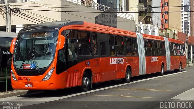 Transporte Coletivo Glória BE713 na cidade de Curitiba, Paraná, Brasil, por Alberto Selinke. ID da foto: 5885858.