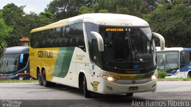 Empresa Gontijo de Transportes 18785 na cidade de Aparecida, São Paulo, Brasil, por Alex Ramos Ribeiro. Número da foto: #5886948.
