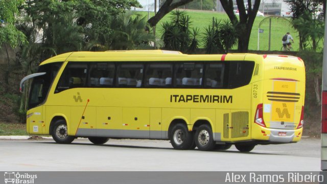 Viação Itapemirim 60733 na cidade de Taubaté, São Paulo, Brasil, por Alex Ramos Ribeiro. ID da foto: 5886974.