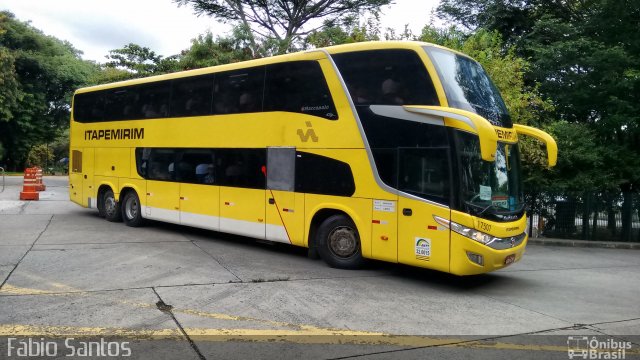 Viação Itapemirim 17507 na cidade de São Paulo, São Paulo, Brasil, por Fábio Santos. Número da foto: #5849629.