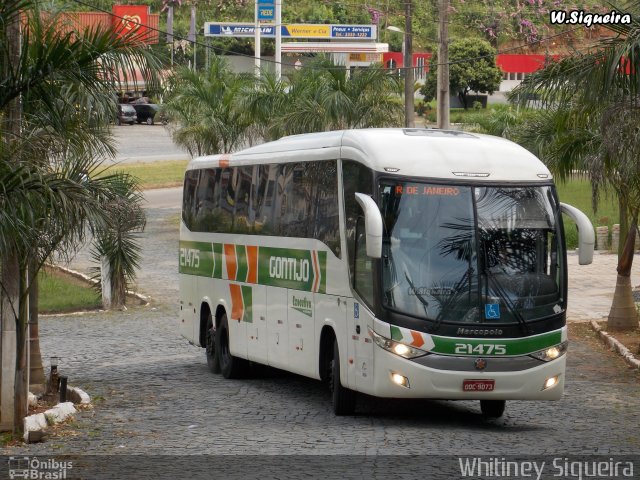 Empresa Gontijo de Transportes 21475 na cidade de Manhuaçu, Minas Gerais, Brasil, por Whitiney Siqueira. Número da foto: #5849257.