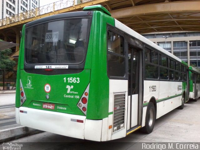 Viação Santa Brígida 1 1563 na cidade de São Paulo, São Paulo, Brasil, por Jonathan  Aguiar Correa. Número da foto: #5850977.