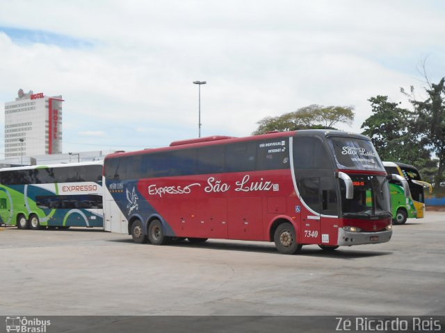 Expresso São Luiz 7340 na cidade de Goiânia, Goiás, Brasil, por Zé Ricardo Reis. ID da foto: 5849822.