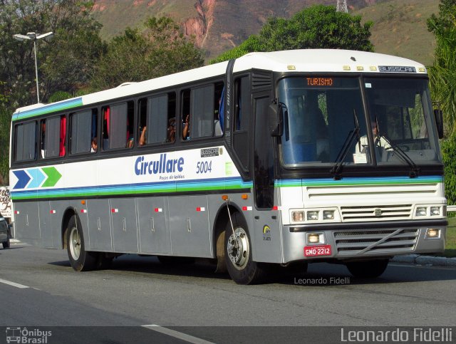 Auto Omnibus Circullare 5004 na cidade de Aparecida, São Paulo, Brasil, por Leonardo Fidelli. ID da foto: 5849451.