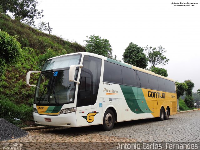 Empresa Gontijo de Transportes 11695 na cidade de João Monlevade, Minas Gerais, Brasil, por Antonio Carlos Fernandes. Número da foto: #5888642.