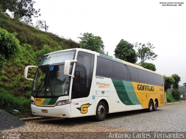 Empresa Gontijo de Transportes 11695 na cidade de João Monlevade, Minas Gerais, Brasil, por Antonio Carlos Fernandes. ID da foto: 5888642.