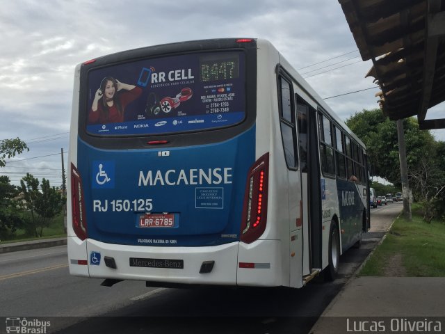 Rápido Macaense RJ 150.125 na cidade de Casimiro de Abreu, Rio de Janeiro, Brasil, por Lucas Oliveira. ID da foto: 5887805.