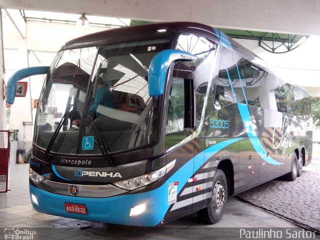 Empresa de Ônibus Nossa Senhora da Penha 53005 na cidade de Joinville, Santa Catarina, Brasil, por Paulinho Sartor. Número da foto: #5887381.