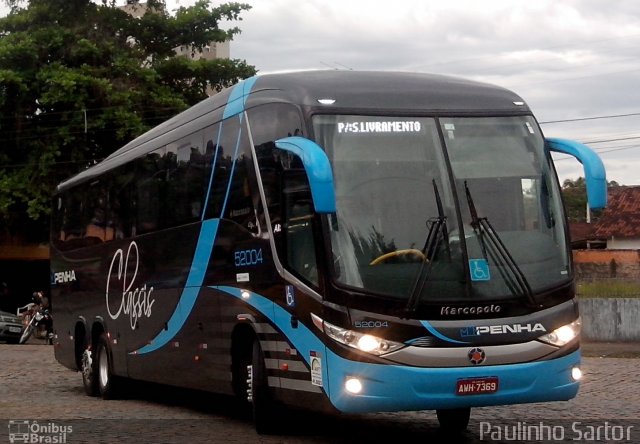 Empresa de Ônibus Nossa Senhora da Penha 52004 na cidade de Joinville, Santa Catarina, Brasil, por Paulinho Sartor. Número da foto: #5887387.
