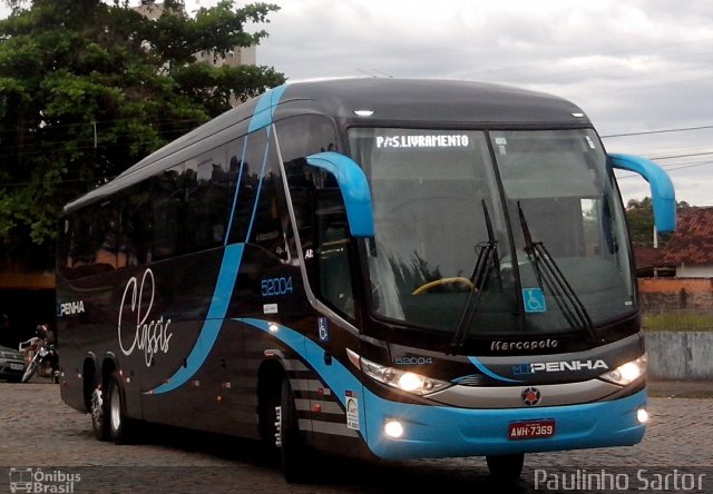 Empresa de Ônibus Nossa Senhora da Penha 52004 na cidade de Joinville, Santa Catarina, Brasil, por Paulinho Sartor. ID da foto: 5887387.