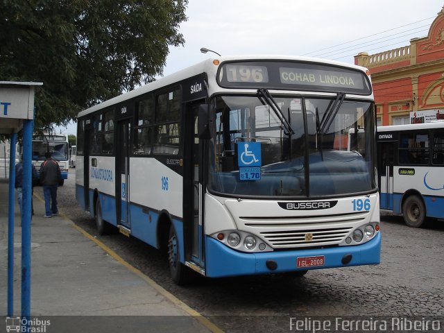 Viação Nossa Senhora Conquistadora 196 na cidade de Pelotas, Rio Grande do Sul, Brasil, por Felipe Ferreira Ribeiro. Número da foto: #5887149.