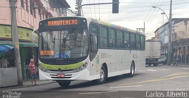 Viação Nossa Senhora de Lourdes B58102 na cidade de Rio de Janeiro, Rio de Janeiro, Brasil, por Carlos  Junior. Número da foto: #5887779.