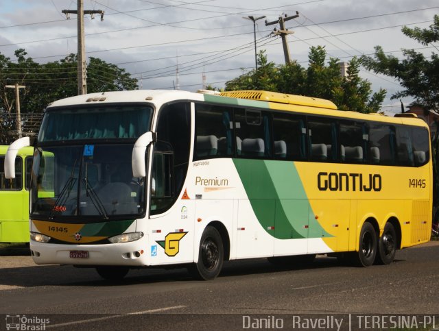 Empresa Gontijo de Transportes 14145 na cidade de Teresina, Piauí, Brasil, por Danilo  Ravelly. Número da foto: #5887991.