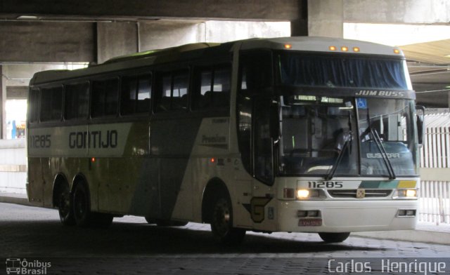 Empresa Gontijo de Transportes 11285 na cidade de Belo Horizonte, Minas Gerais, Brasil, por Carlos  Henrique. ID da foto: 5889164.