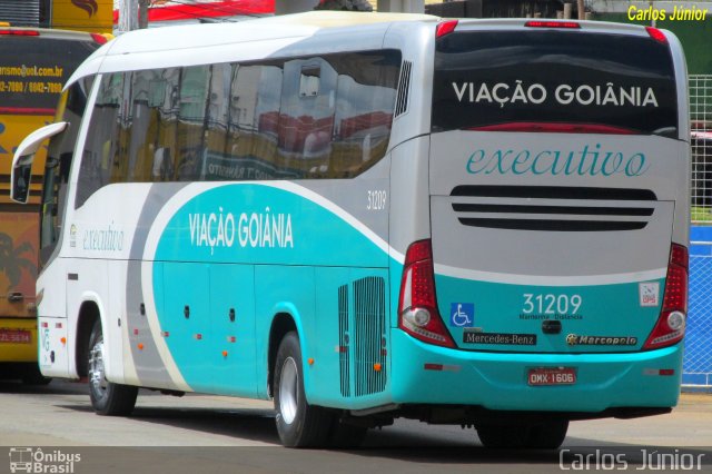 Viação Goiânia 31209 na cidade de Goiânia, Goiás, Brasil, por Carlos Júnior. Número da foto: #5890561.