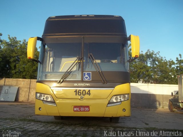 Viação Nordeste 1604 na cidade de Mossoró, Rio Grande do Norte, Brasil, por Kaio Lucas Lima de Almeida. ID da foto: 5891115.