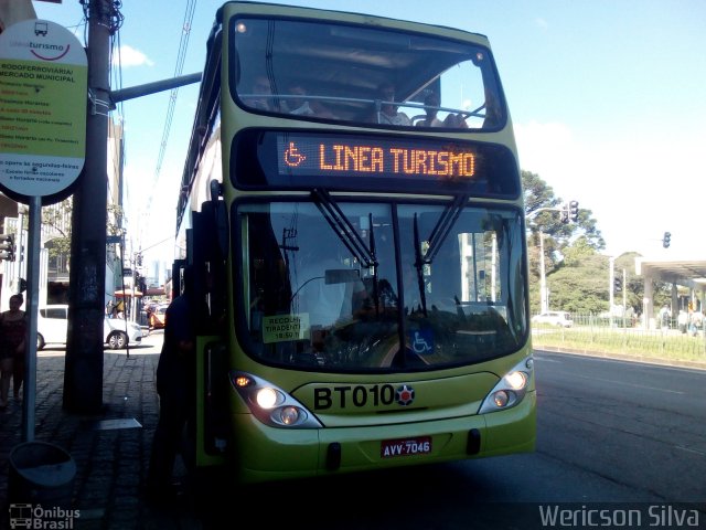 Transporte Coletivo Glória BT010 na cidade de Curitiba, Paraná, Brasil, por Wericson Silva. ID da foto: 5890480.